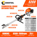 CONENTOOL 52CC 2-Cycle Gas Weed Eater, Multifunctional 5 in 1 Gas Weed Wacker, Upgraded 2.2KW/11000rpm Strong Power Brush Cutter