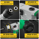 CONENTOOL 1600W Power Motor SDS Hammer Drill, 1000 r/min Heavy Duty Corded Electic Dills, 360 ° Rotary Hammers