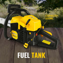 Conentool 2.2kW 2-Stroke 52CC Engine Petrol Chainsaw, With 20-inch Metal Chainsaw Blade And 550ml Large Capacity Fuel Tank