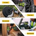 Conentool 520Nm Brushless Impact Wrench High Torque, 2 Power Battery Impact Gun w/ 6.0Ah Battery, Fast Charger, Variable Speeds