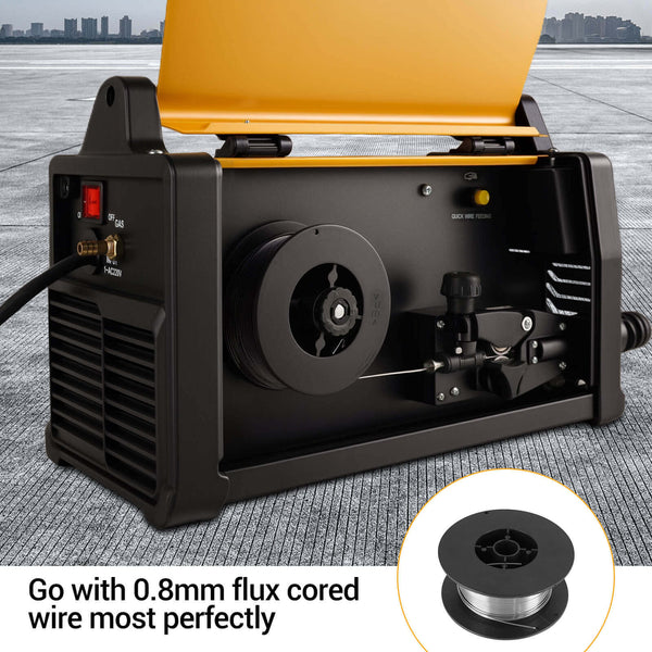 CONENTOOL 220V/200A High Output Portable Welder supports gas MIG, Gasless MIG, MMA, And TIG