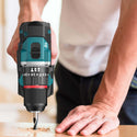 Conentool 21V Brushless Drill Driver Set, Electric Screwdriver with 2X 2500mAh Batteries, 55 N.m Max Combi Drill, 35+3 Torque Power Drills