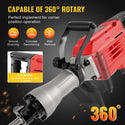 CONENTOOL 3600W Electic SDS Hammer Drill, Concrete Tile Breaker Demolition Heavy Duty, 65J 360 ° Rotary Jack Hammers with 2 Chisel Bits