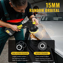 CONENTOOL 900W Buffer Polisher & Polisher Waxer, 3 Variable Speed 2000-6000 RPM, 15° eccentricity