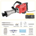 CONENTOOL 3600W Electic SDS Hammer Drill, Concrete Tile Breaker Demolition Heavy Duty, 65J 360 ° Rotary Jack Hammers with 2 Chisel Bits