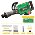 CONENTOOL 3800W Electic SDS Hammer Drill, Concrete Tile Breaker Demolition Heavy Duty, 55J 360 ° Rotary Jack Hammers with 2 Chisel Bits