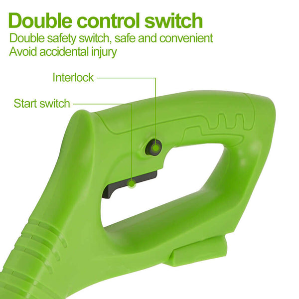 CONENTOOL 24V/600 W Battery Grass Trimmer, With 4 Types of Cutting Blades, 6000 Rpm/Min Brush Cutter