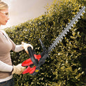 CONENTOOL 22 Inch Cordless Hedge Trimmer, 4000 mAh/850 W Electric Hedge Trimmer, Trimming Size 15 mm