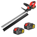 CONENTOOL 22 Inch Cordless Hedge Trimmer, 4000 mAh/850 W Electric Hedge Trimmer, Trimming Size 15 mm
