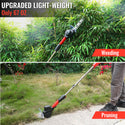 CONENTOOL 2 In 1 In-cordless hedge Trimmer, 12V Rod Hedge Shears With Battery And Charger, 2000mAh Electric Hedge Trimmer