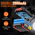 Conentool 21V Drill Driver Set, Electric Screwdriver with 2X 2000mAh Batteries, 45 N.m Max Combi Drill, 25+1 Torque Power Drills
