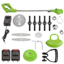 CONENTOOL 24V/600 W Battery Grass Trimmer, With 4 Types of Cutting Blades, 6000 Rpm/Min Brush Cutter