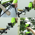 CONENTOOL Reciprocating Saw, 0-3000 RPM Cordless Electric Reciprocating Saw, 15mm Cutting Width, Tool-Free Blade Change