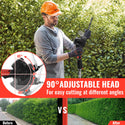 CONENTOOL 2 In 1 In-cordless hedge Trimmer, 12V Rod Hedge Shears With Battery And Charger, 2000mAh Electric Hedge Trimmer