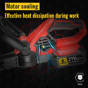 CONENTOOL 22 Inch Cordless Hedge Trimmer, 4000 mAh/850 W Electric Hedge Trimmer, Trimming Size 15 mm