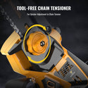 CONENTOOL 2500mAh Mini Chainsaw Brushless8 Inch & 6 Inch With Security Lock