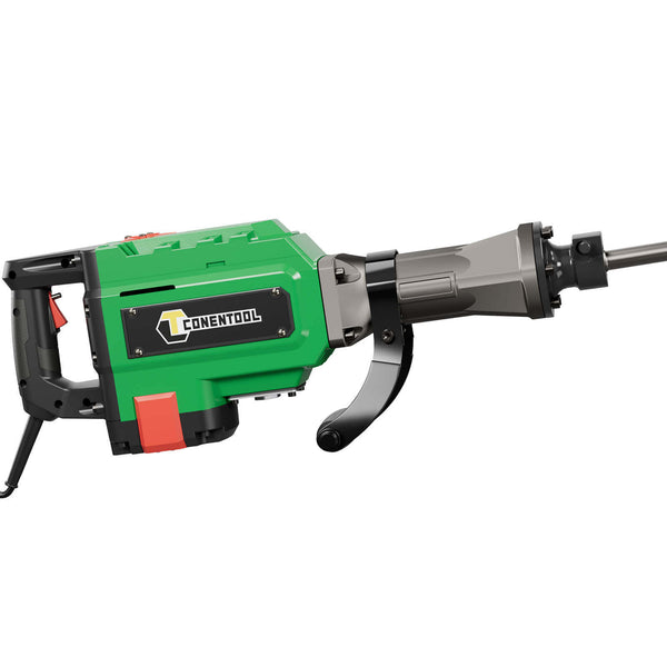 CONENTOOL 3800W Electic SDS Hammer Drill, Concrete Tile Breaker Demolition Heavy Duty, 55J 360 ° Rotary Jack Hammers with 2 Chisel Bits