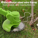 CONENTOOL 24V/600 W Battery Grass Trimmer, With 4 Types of Cutting Blades, 6000 Rpm/Min Brush Cutter