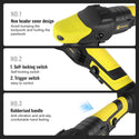 CONENTOOL 900W Buffer Polisher & Polisher Waxer, 3 Variable Speed 2000-6000 RPM, 15° eccentricity