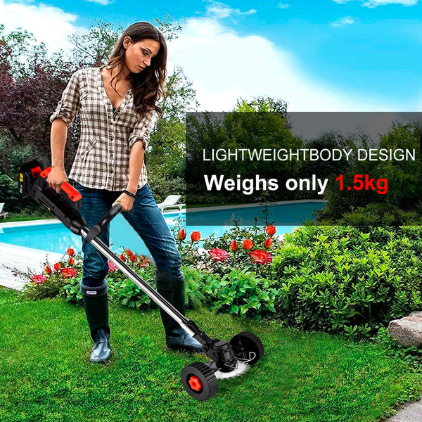 CONENTOOL 24V/600 W Battery Grass Trimmer, With 4 Types of Cutting Blades, 8500 Rpm/Min Brush Cutter