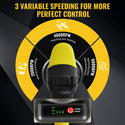 CONENTOOL 900W Buffer Polisher & Polisher Waxer, 3 Variable Speed 2000-6000 RPM, 15° eccentricity