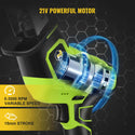 CONENTOOL Reciprocating Saw, 0-3000 RPM Cordless Electric Reciprocating Saw, 15mm Cutting Width, Tool-Free Blade Change
