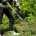 CONENTOOL 24V/600 W Battery Grass Trimmer, With 4 Types of Cutting Blades, 6000 Rpm/Min Brush Cutter