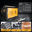 CONENTOOL 220V/200A High Output Portable Welder supports gas MIG, Gasless MIG, MMA, And TIG