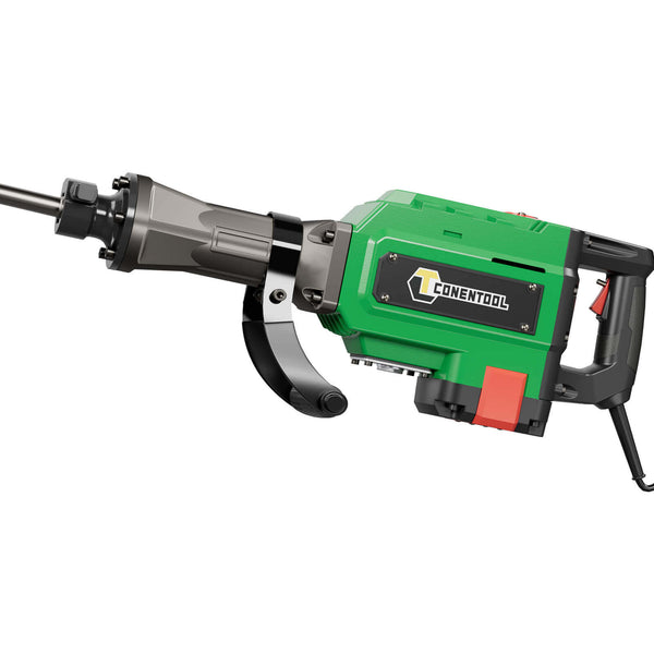 CONENTOOL 3800W Electic SDS Hammer Drill, Concrete Tile Breaker Demolition Heavy Duty, 55J 360 ° Rotary Jack Hammers with 2 Chisel Bits