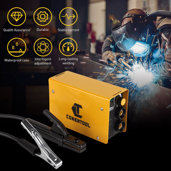 CONENTOOL 220V 160A High Output Portable Welder With Hot Start - Easy Operation