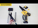 CONENTOOL 2500mAh Mini Chainsaw Brushless8 Inch & 6 Inch With Security Lock