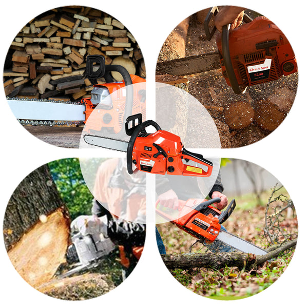 20Inch Gas Powered Chainsaw Gas Chainsaw 52CC Oil Chainsaw | CONENTOOL