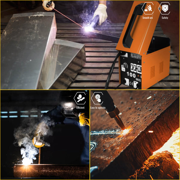 No Gas 230V DIY Home Welder Wire Automatic Feed Welding Machine Portable  | CONENTOOL