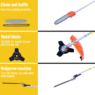 Grass String Trimmers 52CC Five-in-one Multi-Function Gas Powered | CONENTOOL