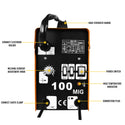 No Gas 230V DIY Home Welder Wire Automatic Feed Welding Machine Portable  | CONENTOOL
