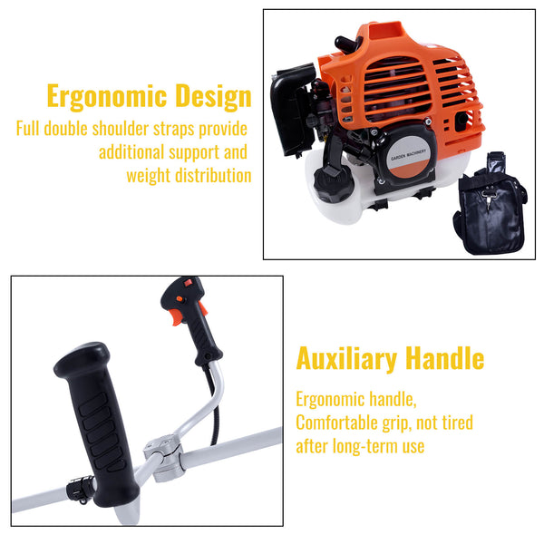 Gas Powered Five-in-one Grass String Trimmers 51.7CC | CONENTOOL