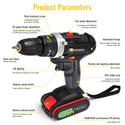 21V Cordless Drill | Screwdriver Set With 2 Batteries I CONENTOOL Power Tools