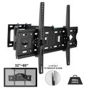 Full Motion TV Wall Mount Bracket for Flat/Curved TVs, Apply To 32-80 Inch, Supports up to 600x400mm  | CONENTOOL