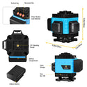 Remote Control Self Adjustable Laser Level 12 Line 3D Blue | CONENTOOL