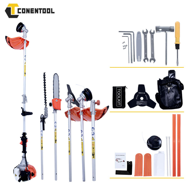 Grass String Trimmers 52CC Five-in-one Multi-Function Gas Powered | CONENTOOL