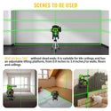 3D Laser Level Green with Remote Control and Self-Adjustable | CONENTOOL