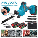 21V Cordless Reciprocating Saw For Metal Wood PVC Pipe Tree | CONENTOOL