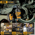 Conentool CTIW-W21V-019 21V Drill Driver Set, Electric wrench, With 2X 4000mAh Batteries, 1000 N.m 11pcs Wrench Accessories, 3ADJUSTABLE TORQUE MODES