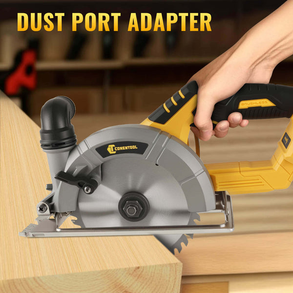 CONENTOOL LJF-03 Handheld Cordless Circular Saw, Equipped With Brushless Motor and Safety Lock 2*4000mAh