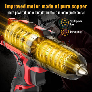 Conentool 12V Drill Driver Set, Electric Screwdriver with 2X 2000mAh Batteries, 35 N.m 34PCS Combi Drill, 25+1 Adjustable Clutch