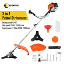 CONENTOOL WS-52-2C 2-IN-1 GRASSTRIMMER AND BRUSH CUTTER WITH 3T BLADE Suitable For Yards & Gardens