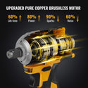 Conentool CTIW-W21V-014 21V Drill Driver Set, 2-in-1 Multifunctional Impact Wrench, With 2X 4000mAh Batteries, 680 N.m 12pcs Wrench Accessories