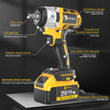 Conentool CTCD-W21V-012 21V Drill Driver Set, Wrench + Screwdriver Combination: 16 pcs Accessories, With 2X 4000mAh Batteries, Wrench: 350-400 N.m / Electric drill: 55 N.m
