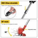 CONENTOOL D1003 21V Cordless Strimmer Grass Trimmer Cutter Garden Lawn Edger +2 Rechargeable Battery, 2000mAh, Suitable For Yards & Gardens