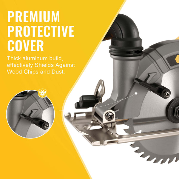 CONENTOOL LJF-03 Handheld Cordless Circular Saw, Equipped With Brushless Motor and Safety Lock 2*4000mAh